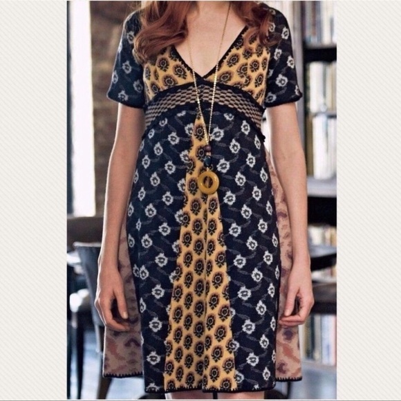 Anthropologie - Moth - Wool Blend Knot - Hullaballo Sweater Dress - Small - Picture 2 of 9